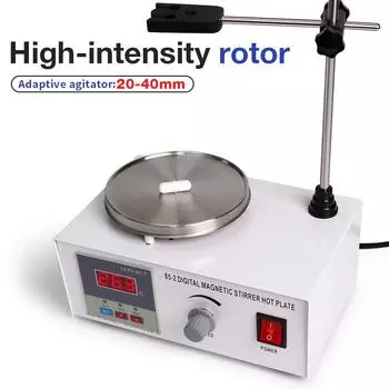 1L нагревательная магнитная мешалка 85-2 нагревательная магнитная мешалка 2600 об/мин лабораторная смесительная машина с мешалкой для научных исследований