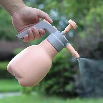 1л распылитель для полива, многофункциональный пластиковый бытовой распылитель под давлением, для наружного применения светло-зеленый