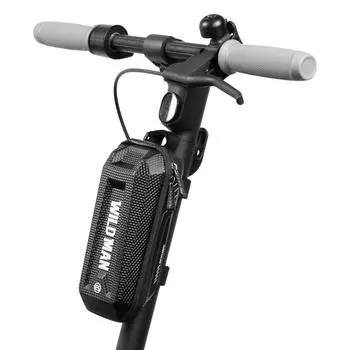 1L WILD MAN, передние сумки для электрического скутера, сумка для хранения, непромокаемая сумка с твердым корпусом для Xiaomi M365 Pro Mi3 Mi4 для Ninebot Max G30 F20 F30 F40 чёрный