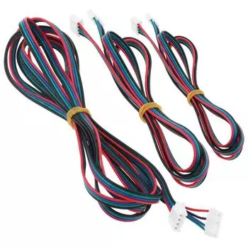 1м / 1,5м / 2м Детали 3D-принтера Кабель шагового двигателя XH2.54 4pin к XH2.0 6pin Удлинитель для сборки проводов 1.5m