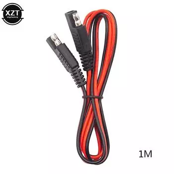 1M/2M 10A Мужской-Женский SAE-SAE Удлинительный Кабель Быстроразъемный Жгут Проводов Соединитель SAE Чистая Медь 0,75 Квадрат