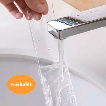 1M/2M/3M Nano Tape Transparent Double Sided Adhesive Tapes NoTrace Reusable Waterproof Wall Stickers for Bathroom Home Supplies 1mX3cm