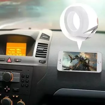 1M/2M Double Sided Tape Nano Self-Adhesive Transparent No Trace Reusable Glue Sticker for Car Kitchen Bathroom Gadget 3cm&1M&1mm чистый