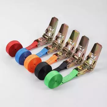 1м/3м/5м Грузовой ремень Натяжитель с храповым механизмом для грузового автомобиля Фиксированный натяжитель Натяжной трос для перевозки багажа Товары для кемпинга на открытом воздухе