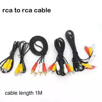 1 м Аудио Видео Кабель 2 3 RCA Мужской к 2 3 RCA Мужской Женский Штекер Стерео к 2RCA 3RCA Гнездо AV Адаптер Соединительный шнур Медиа NO.1 1M