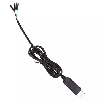 - 1M CH340 Загрузочные кабели линии Черный CH340 Щеточный кабель Совместимость с WIN7 8 10