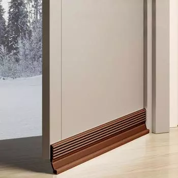 1M Дверная нижняя уплотнительная полоса Оконная антихолодная антиснежная антиветровая уплотнительная полоса Шумоизоляционный изоляционный герметик Домашняя фурнитура