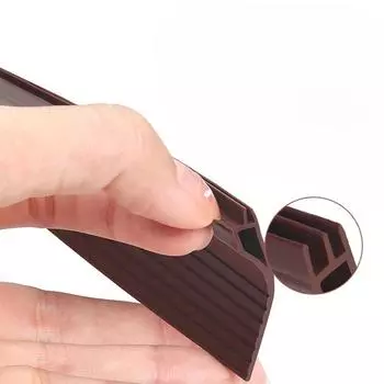 1M Дверная нижняя уплотнительная полоса Ветрозащитный пылезащитный щиток Дождевик Уплотнитель Шумоизоляция Изолятор Герметик Главная Фурнитура