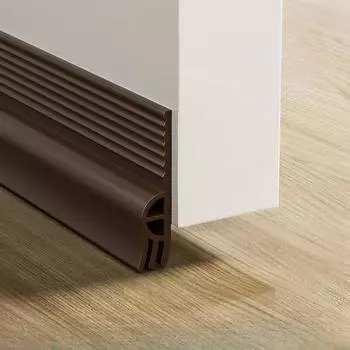 1M Дверная нижняя уплотнительная полоса Ветрозащитный пылезащитный щиток Дождевик Уплотнитель Шумоизоляция Изолятор Герметик Главная Фурнитура