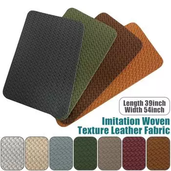 1M плетеный узор искусственная кожа ткань искусственная кожа ткань для DIY швейное кресло автомобиль интерьер дома обивка аксессуары