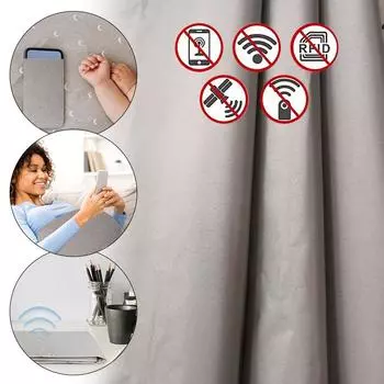 1M RFID WiFi/RF мобильный телефон сигнал экранирующий блок антимагнитная радиационная стойкая проводящая ткань для подкладки одежды своими руками 1M