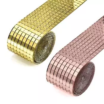 1M/Roll Наклейки на зеркало в ванной Наклейки на стену Наклейки на стену Наклейки на стену Декор для стен 100*4*0.1cm