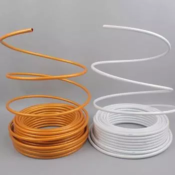 1M Укладка Трубка Искусственный Цветок Ветка День Рождения Детский Душ Алюминий Пластик Свадебная Вечеринка Декор Молдинг Труба Украшения ПВХ 12mm золотой