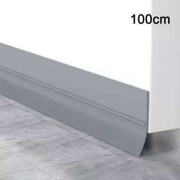 1M Уплотнительная лента для нижней части двери Ветрозащитная лента Уплотнительная лента для лобового стекла Резиновые полоски для защиты от холода Зазоры в дверных швах Пылезащитная лента серый