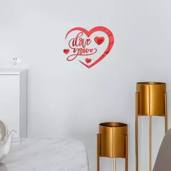 1mm thick acrylic three-dimensional wall stickers room bedroom living room wall layout decorative stickers