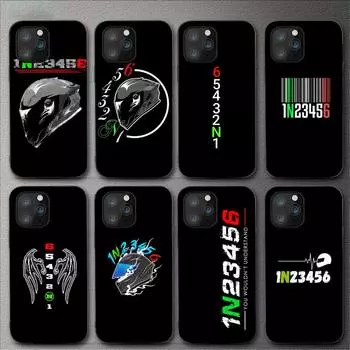 1n23456 Чехол для телефона с мотоциклом для Iphone 11 12 Mini 13 14 Pro Xs Max X 8 7 6s Plus 5 Se Xr Shell iPhone14Pro