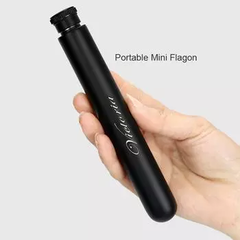 1oz/1.5 oz Pocket Wine Whisky Hip Flasks Stainless Steel Round Bottom Tubular Pot Wine Bottle Portable Wine Gift for Men