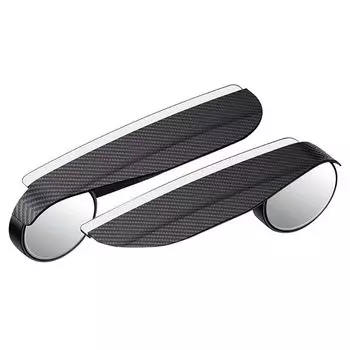 1Pair 360 Degrees Rain Eyebrow Parking Auxiliary Car Blind Spot New Rearview Mirror Rain Cover