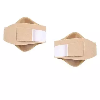 1Pair Arch Foot Pads Men s and Women s Flat Arch Support Pads Adjustable Non-falling Plantar Fascia Half A Yard Pad