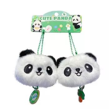 1pair Cartoon Couple Key Chain Soft Panda Backpack Pendant Kawaii Cute Plush Keychain Gift frog
