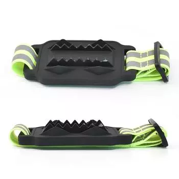1Pair Climbing Spikes with Quick Strap Anti Slip Traction Cleats Spikes Crampons for Walking/Jogging/Climbing/Hiking on Snow Ice