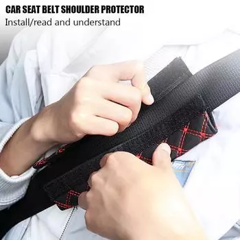 1Pair Colorful Child Adults Safety Belt for Cars Shoulder Pads Protection Car Seat Belt Cover Seat Belt Pillow Car Accessoreis