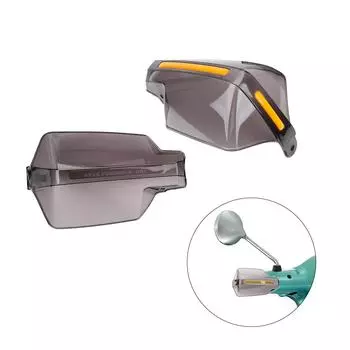 1Pair Handle Protector Shield Protection Gear Handlebar HandGuards Windproof Motorcycle Hand Guard Universal чёрный