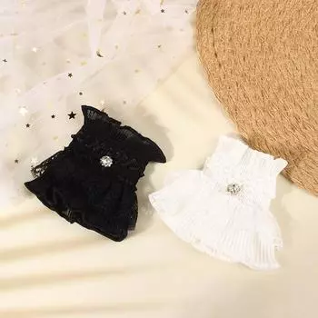 1 пара кружевных рукавов для дизайна ногтей, кружевные поддельные плиссированные манжеты для маникюра, реквизит для фотосъемки, красивые нежные поддельные манжеты, декоративные as the picture