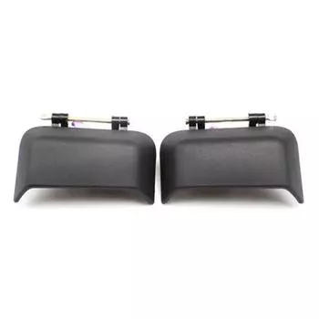 1Pair Left Right Rear Door Exterior Handle Black For Jeep Compass 2007-2016