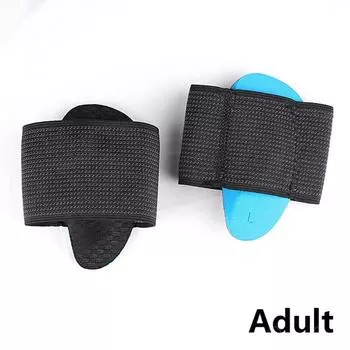 1Pair New Nylon EVA Flat Feet Arch Support Polyester-latex EVA Orthopedic Insoles Pads Black Yarn Shoe Inserts Accessories Kids