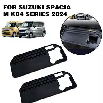 1Pair Suitable For 2024 Suzuki Spacia M K04 Series Modified Rear Small Table Anti-slip Special Tray TPE Black Mat L0F8