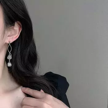 1 пара Temperament длинные серьги-подвески элегантные индивидуальные серьги-кисточки подарки 1 pair