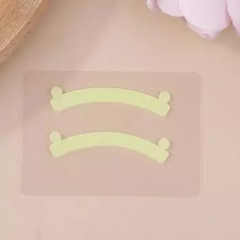 1Pairs Eyelashes Lifting Silicone Stripe Tape Reusable Eyelash Perm String Roller Lash Lift Shield Pads Compensator Makeup Tools жёлтый