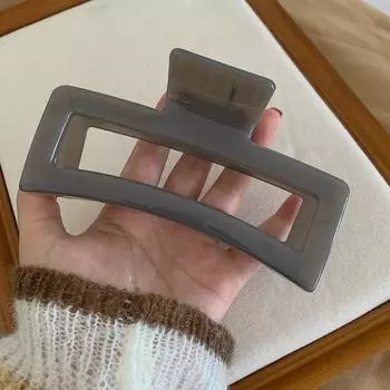 1pc 13cm large grab clip with high-end feel, super large shark clip with high hair volume, clip headband, hair clip for women