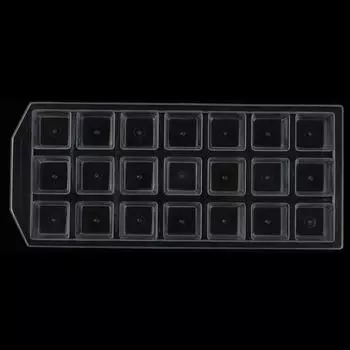 1PC 21Grid Soft Plactic Ice Cube Pudding Maker Mold Refrigerator Ice Mould Tray Tool