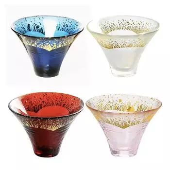 1pc 220ml Japanese Mount Fuji Sake Glass Cup Household Tea Cup Cocktail Glasses Drinkware Gift for Friends Kitchen Decoration 220ml красный