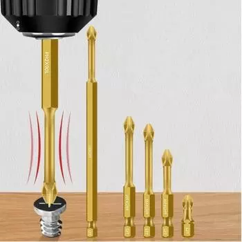 1pc 25-150mm Magnetic Screwdriver Bits High Hardness Driver Batch Head Screwdriver Hands Electric Screwdriver Bits