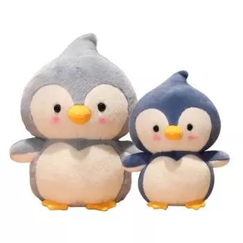 1 шт 25/35/45 см милые плюшевые игрушки пингвин кавайные куклы пингвины мягкие подушки животные для девочек дети день рождения рождественские подарки 25cm