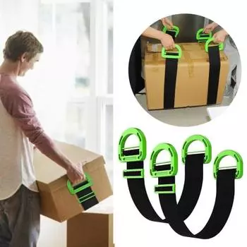 1 шт/2 шт ремень для перемещения эргономичные ручки поддержка легкого 600 фунтов конвейерная лента портативный подъем для больших объектов конвейерный ремень 2pcs