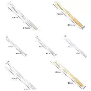 1pc 304 Stainless Steel Food Tongs Long Handle Non-Slip Barbecue Tongs Steak Tongs Kitchen Cooking Tools Kitchen Accessories