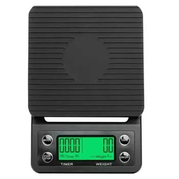 1pc 3kg 5kg Drip Coffee Scale With Timer Portable Electronic Digital Kitchen Scale High Precision LCD Electronic Scales