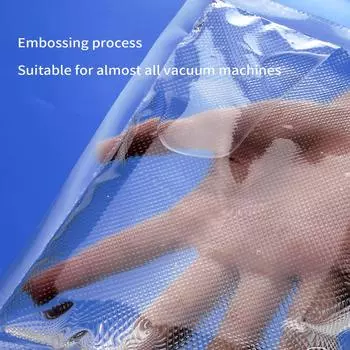 1pc 3m vacuum sealed food bag roll, free of bisphenol A, seven layer co extruded diamond pattern vacuum preservation bag