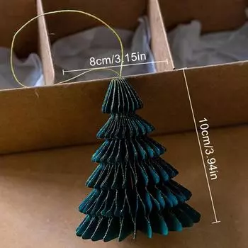 1PC/3PC бумажный сотовый шар DIY фонарь сферический подвесной орнамент для дома рождественская елка кулон рождественская елка кулон