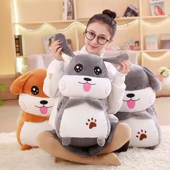 1pc 40cm Cute Stuffed Dog Plush Toy Cartoon Animal Doll For Kids Lovely Gift Kawaii Soft Pillow Cush