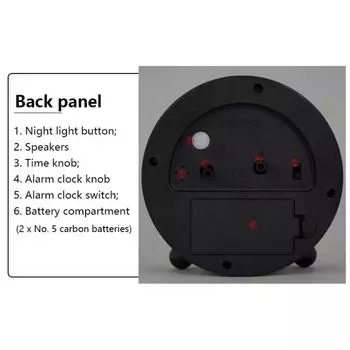 1pc 4 inch retro metal quartz alarm clock, simple atmosphere of home decoration table clock, quiet quartz movement sweep seconds