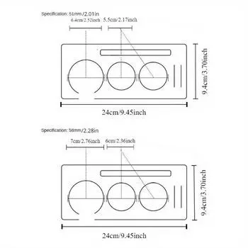 1Pc 51/58mm Coffee Tamper Holder Coffee Handle Cloth Powder Wooden Base Espresso Coffee Accessories Storage Bar Barista Utensils appr.51