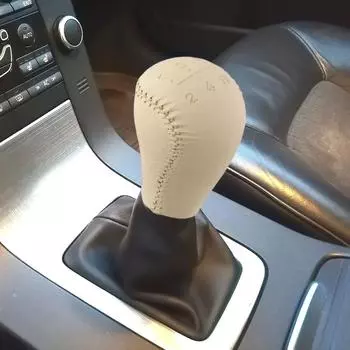 1 шт. 5-ступенчатая кожаная ручка переключения передач для Nissan для Patrol для Safari Y61 2004 - 2007 для Navara D40 Frontier Double Cab 2005-15 CHINA