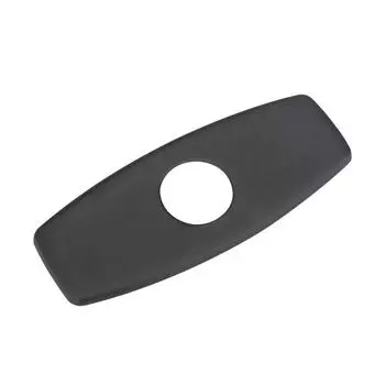 1PC 6 Tap Base Panel Fish Tail Panel Stainless Steel Kitchen Faucet Decorative Cover Veil Moth Plate серебряный