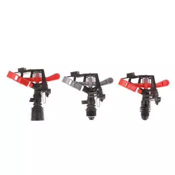 1PC Adjustable Agricultural Irrigation Rocker Rotating Sprinkler 1/2 3/4 360 Degree Auto Rotating Lawn Impact Sprinkler