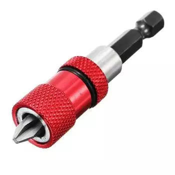 1pc Adjustable Screw Depth Magnetic Screwdriver Bit Holder 1/4 Inch Hex Driver with PH2 Scewdriver Bit красный